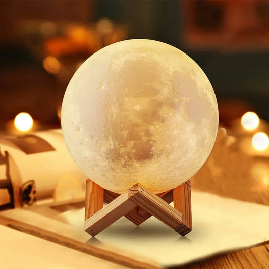Cute mini Moon Light, Book Night Lamp Bedroom Decoration Indoor Lighting Gift