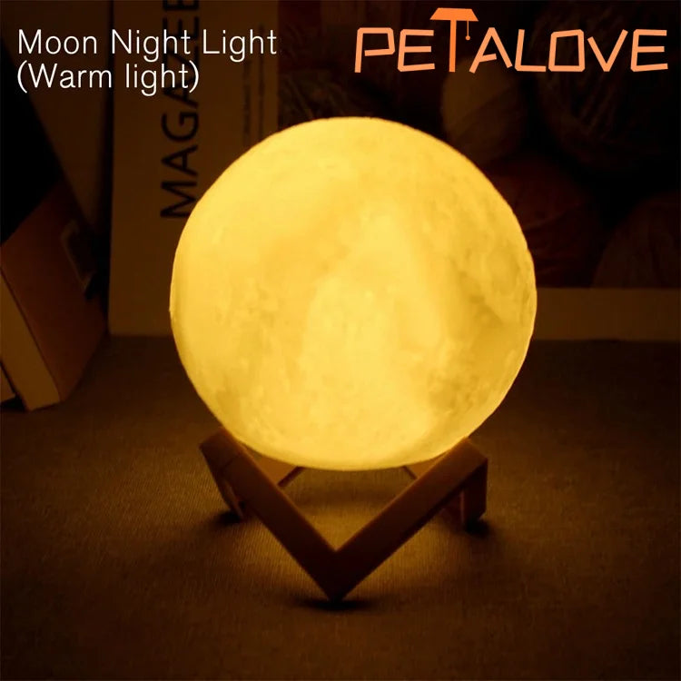 Cute mini Moon Light, Book Night Lamp Bedroom Decoration Indoor Lighting Gift